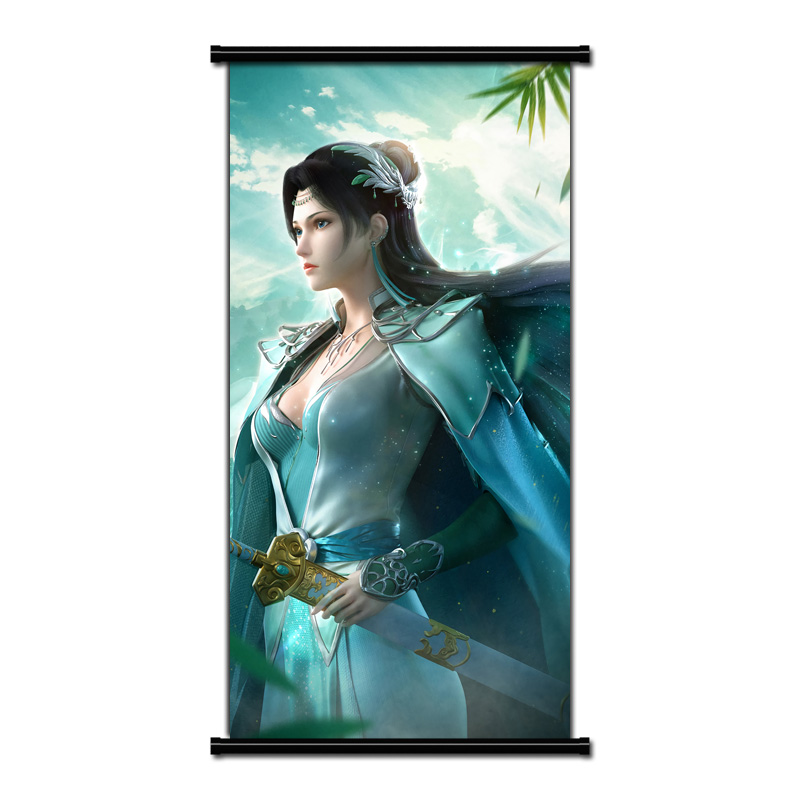 斗破苍穹挂画 萧炎云韵美杜莎女王海报壁纸挂画壁画墙纸动漫周边 09