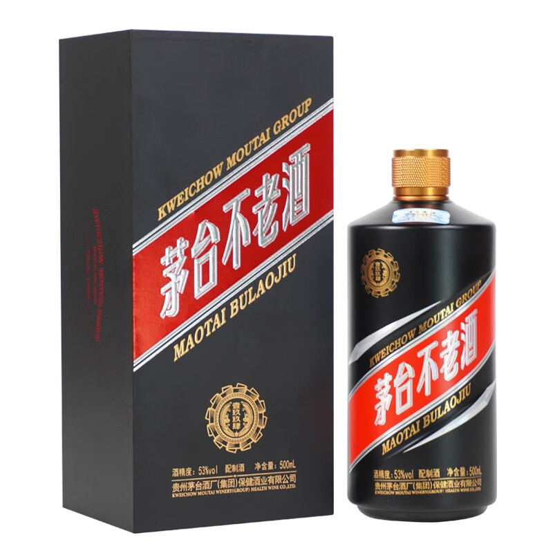 茅台茅台集团 茅台不老酒 53度配制酒(以酱香型白酒为基酒)收藏送礼
