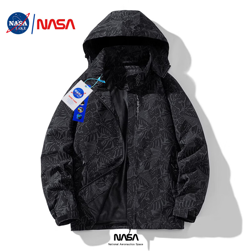 NASALIKE冲锋衣男女同款秋冬NASA联名潮流迷彩夹克户外运动防风登山服外套属于什么档次？