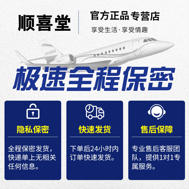 顺喜缘超薄款水晶套龟头套降敏狼牙套男性不加长不加粗成人男用阴茎套 肉色不加长光面款+20ml油