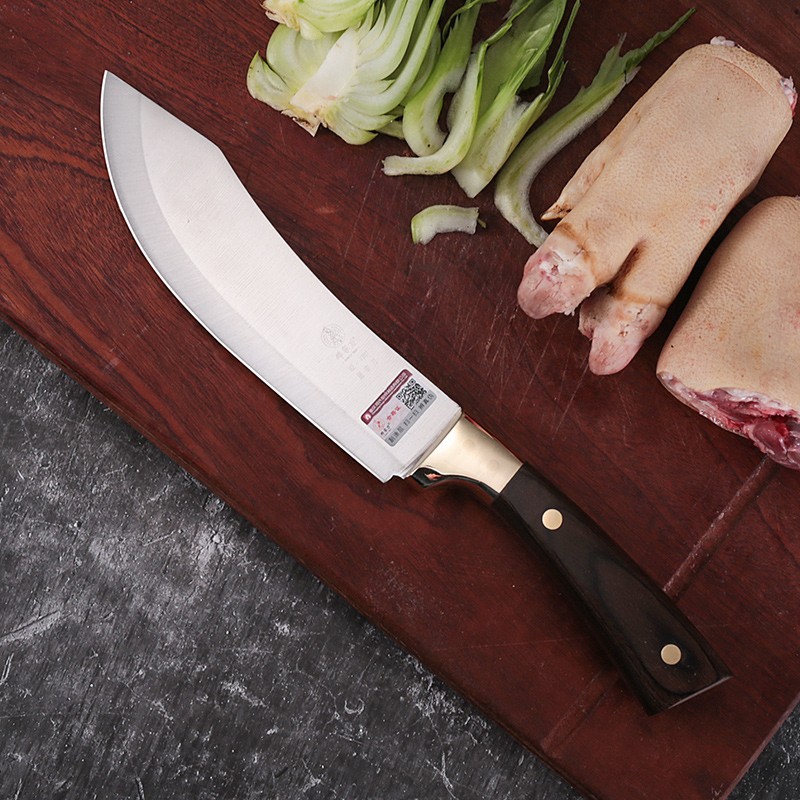 邓家刀山城铁匠屠宰剔骨分割刀不锈钢刀锻打刀屠夫刀商用刀锋利刀菜刀