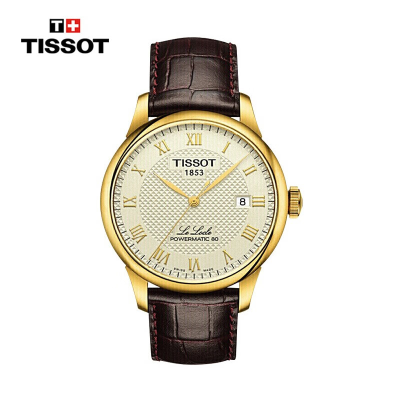 天梭(TISSOT)瑞士手表 力洛克系列 机械男士手表 瑞士手表 T006.407.36.263.00