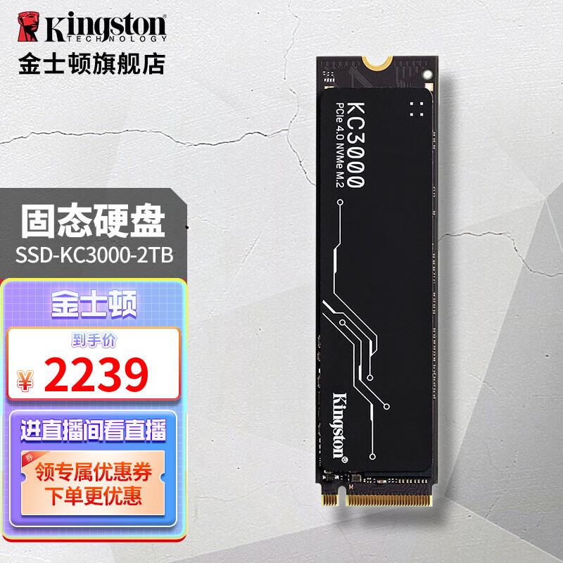  kingston ssd m 2 nvme pcie 4 0 4 2048g 2tb kc3000 
