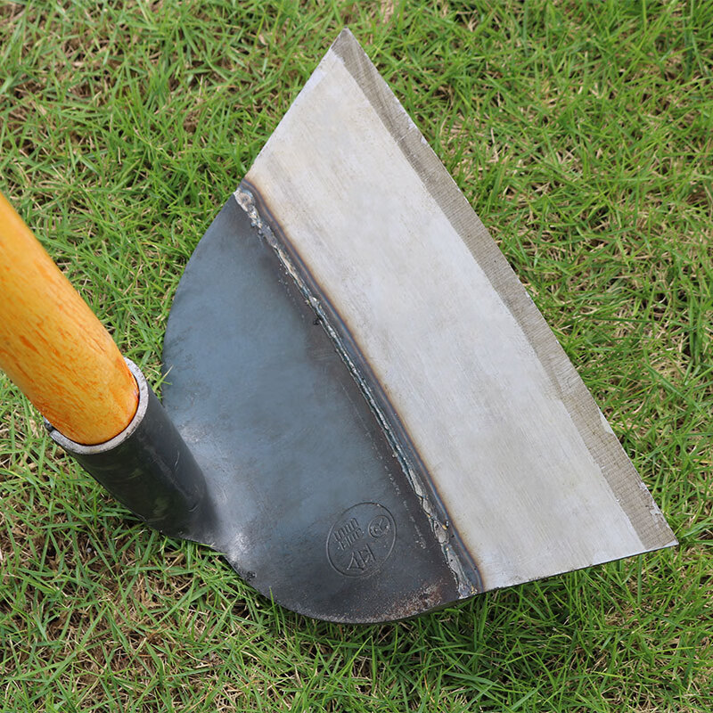 新款宽板锄头 除草锄头农具种菜两用挖土开荒户外锰钢家用大锄头加厚