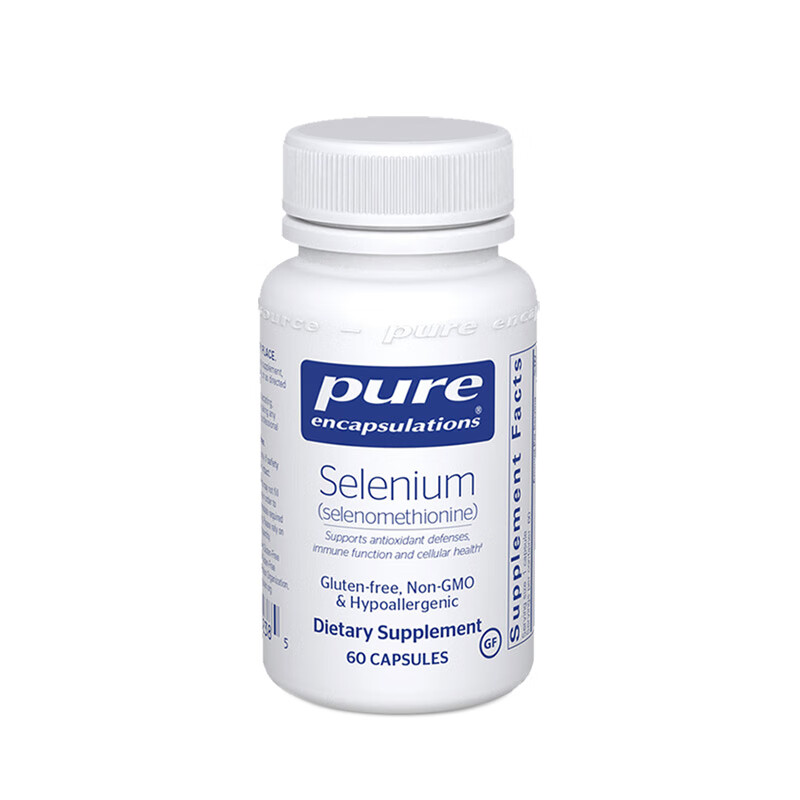 pure倍宜 硒代甲硫氨酸胶囊 富硒元素补硒片 白色购