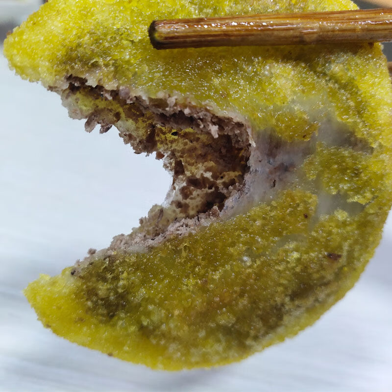 食上猴贵州特色小吃豆沙粑油炸粑粑红豆馅糍粑纯糯米手工糍粑咸味豆沙