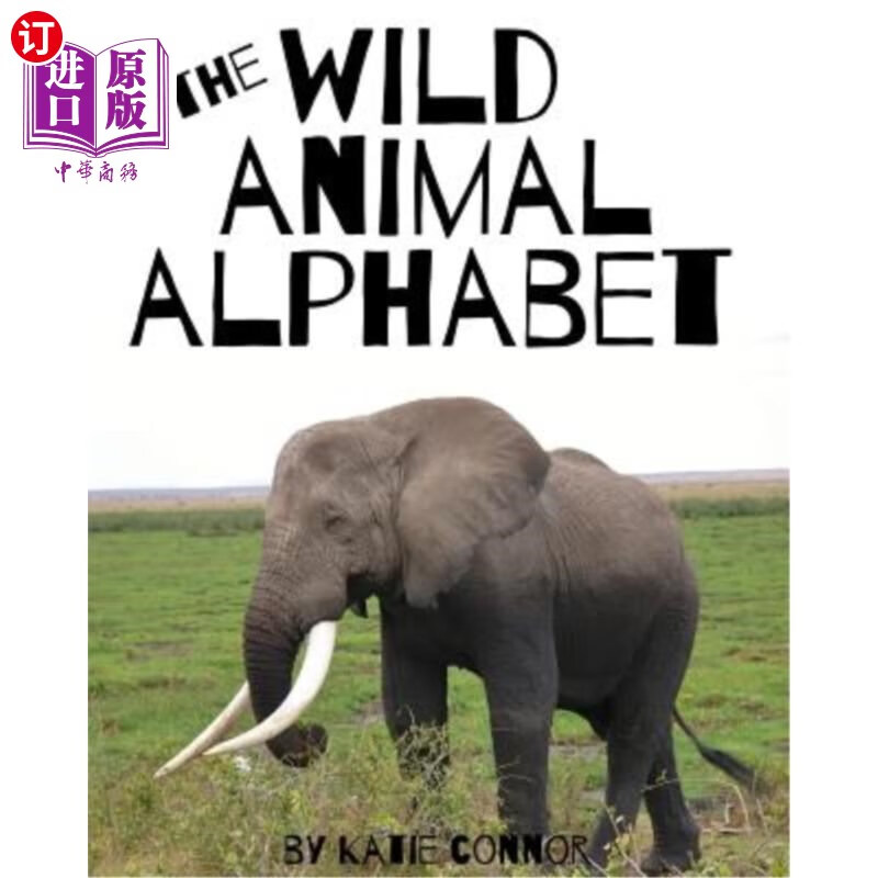 海外直订the wild animal alphabet 野生动物字母表