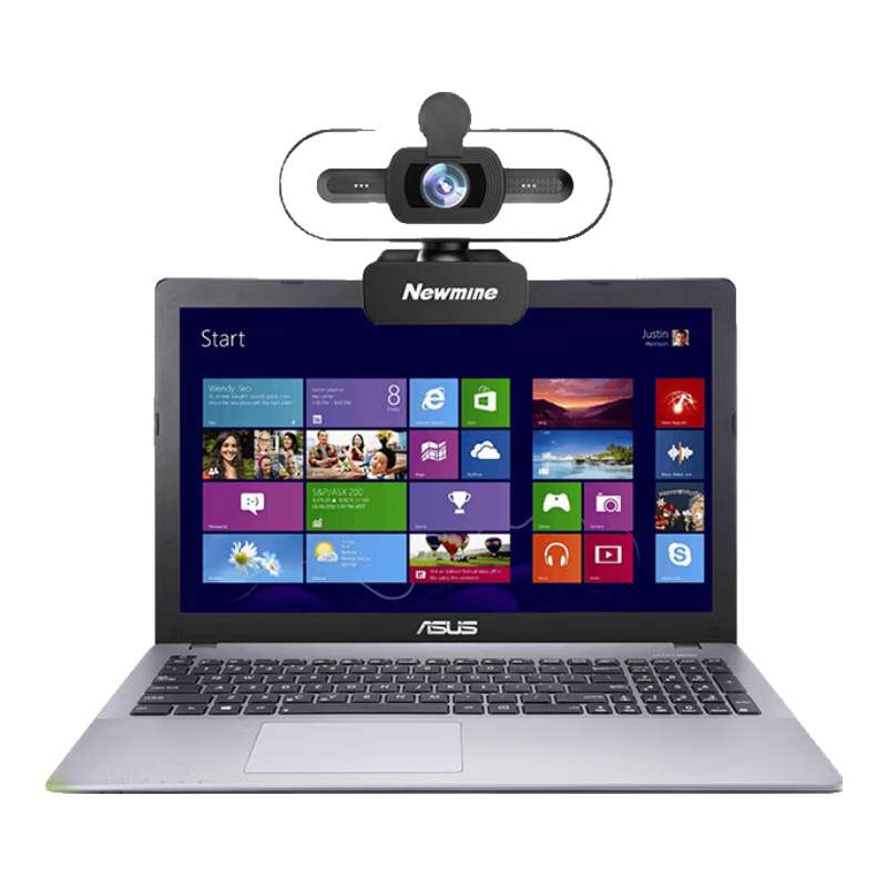 ���ڲ�����Ŧ����Newmine��4K����ֱ�������������ͷ����˷�̨ʽ���ʼǱ�USB������������Ƶͨ��Զ�̻���NM13 164.7Ԫ(������)