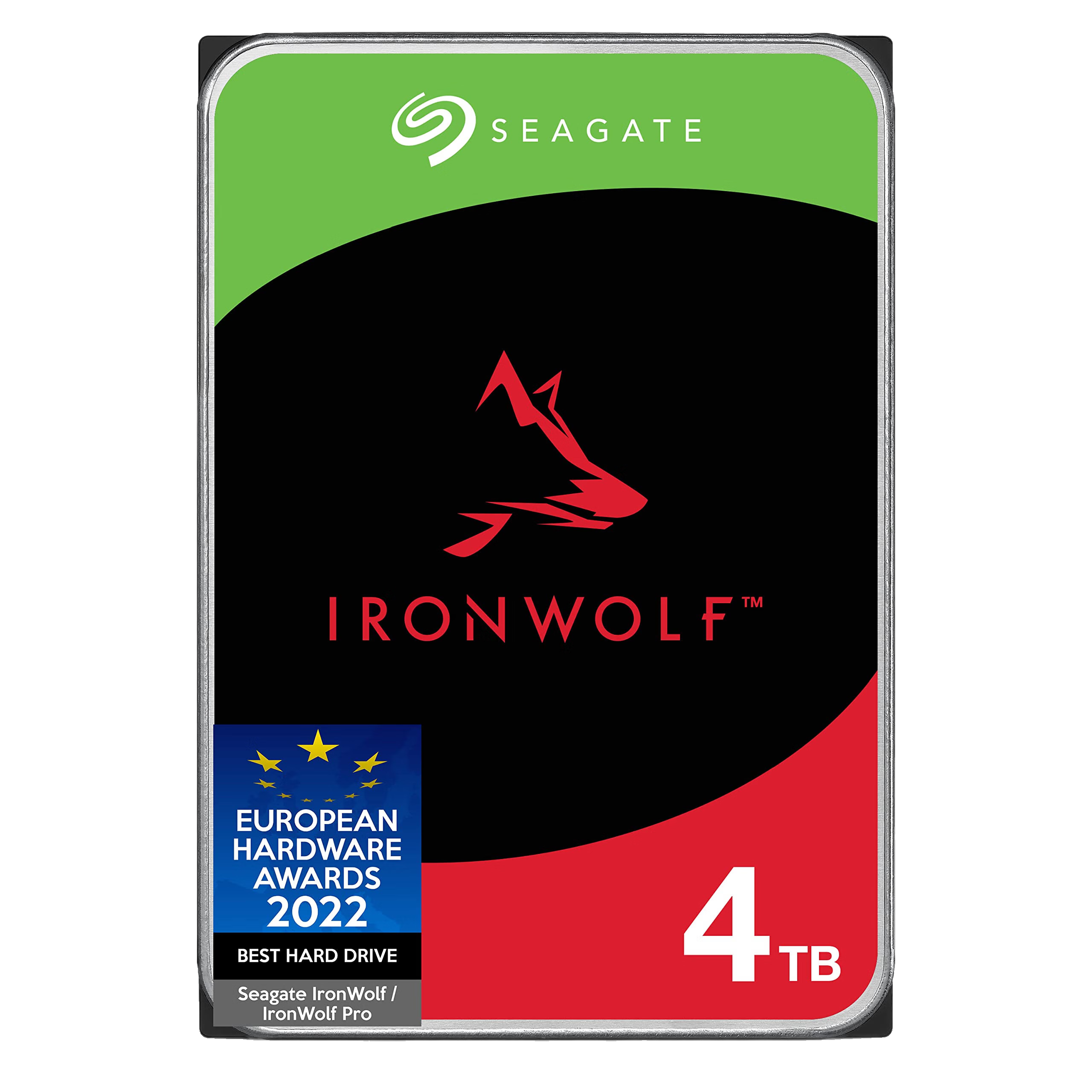 Seagate希捷 IronWolf酷狼企业级3.5 英寸机械硬盘 4TB NAS 内部硬盘驱动器 5400转速 ST4000VNZ06/006 779.53元包邮（需领券)