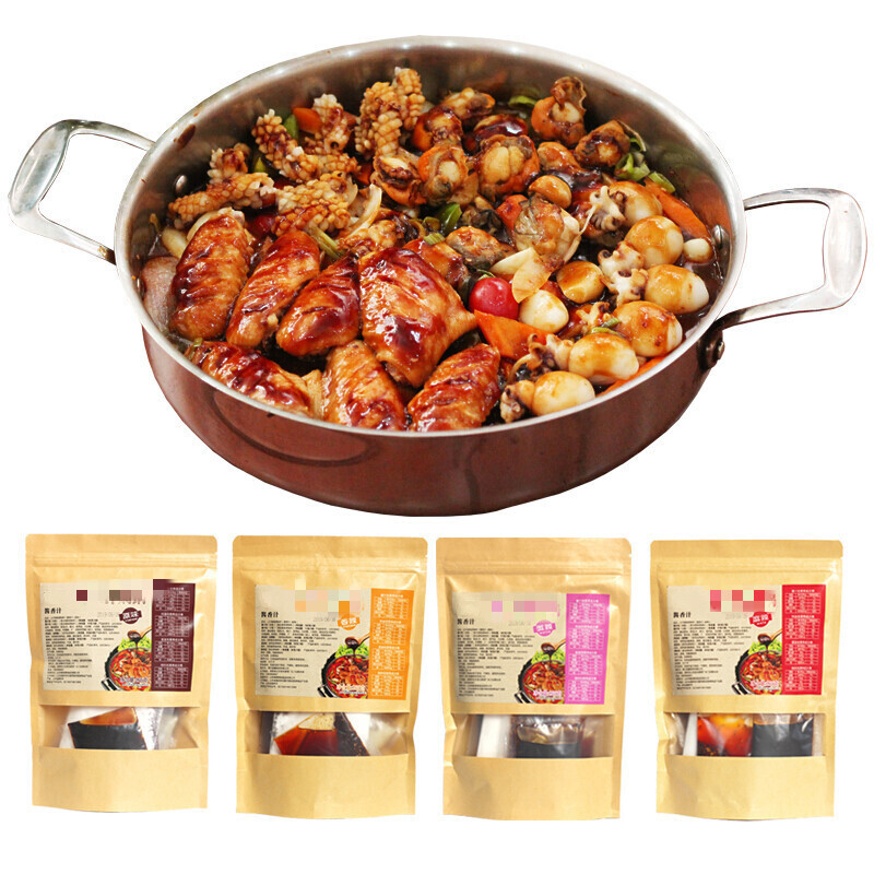 奔多福     焖锅酱料家用闷锅料香锅干锅底料酱汁焖锅酱调料 麻辣味*2