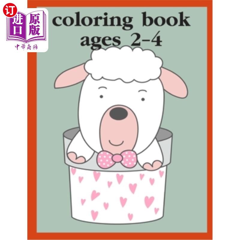 海外直订coloring book ages 2-4: children coloring and activity