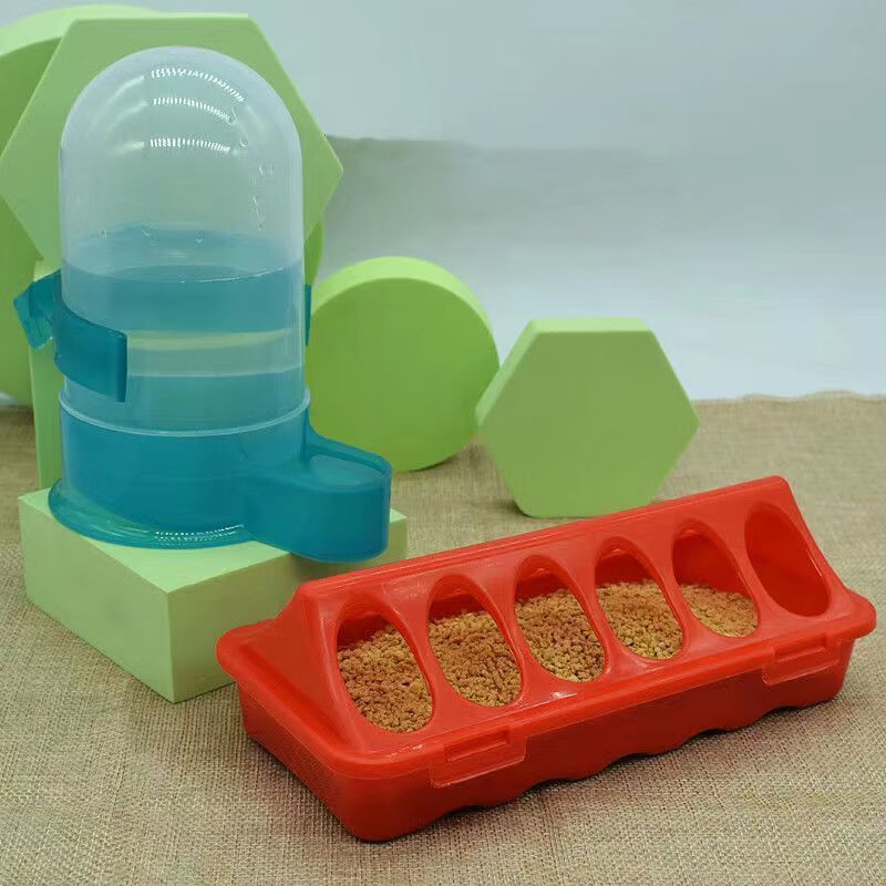 oein芦丁鸡食槽自动饮水器喂食器小鸡槽子雏鸡鹌鹑自动饮水器下料器