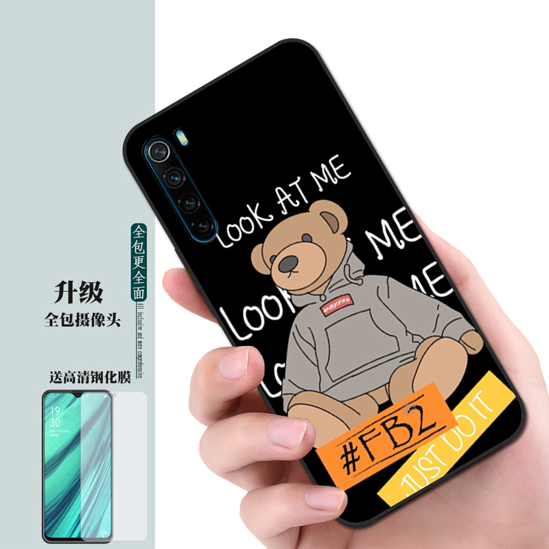 梦逸轩适用小米redmi note8磨砂红米n0te8手机套硅胶全包防摔软保护壳