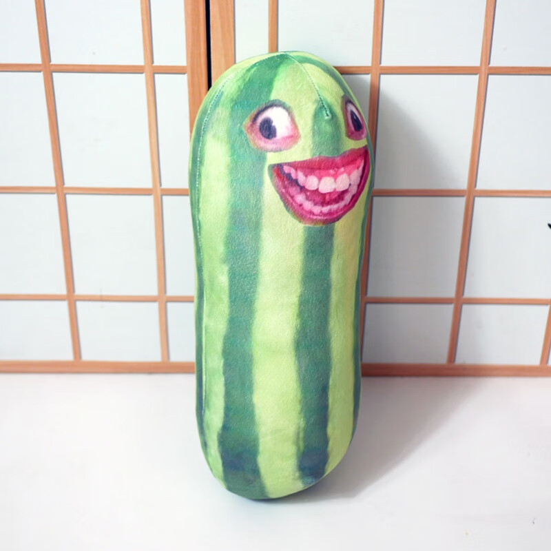 芍萌(shaomeng)表情包抱枕创意家人们谁懂啊西瓜条恶搞发泄搞怪表情包