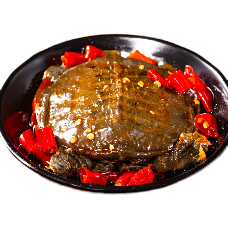 十里馋麻辣五香大卤甲鱼老鳖团鱼水鱼王八现做真空熟食开袋即食 500g