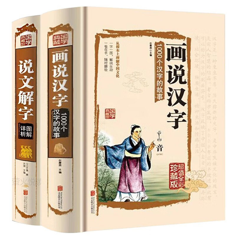 说文解字注 画说汉字 国学段注彩绘彩译全译全解白话文文言