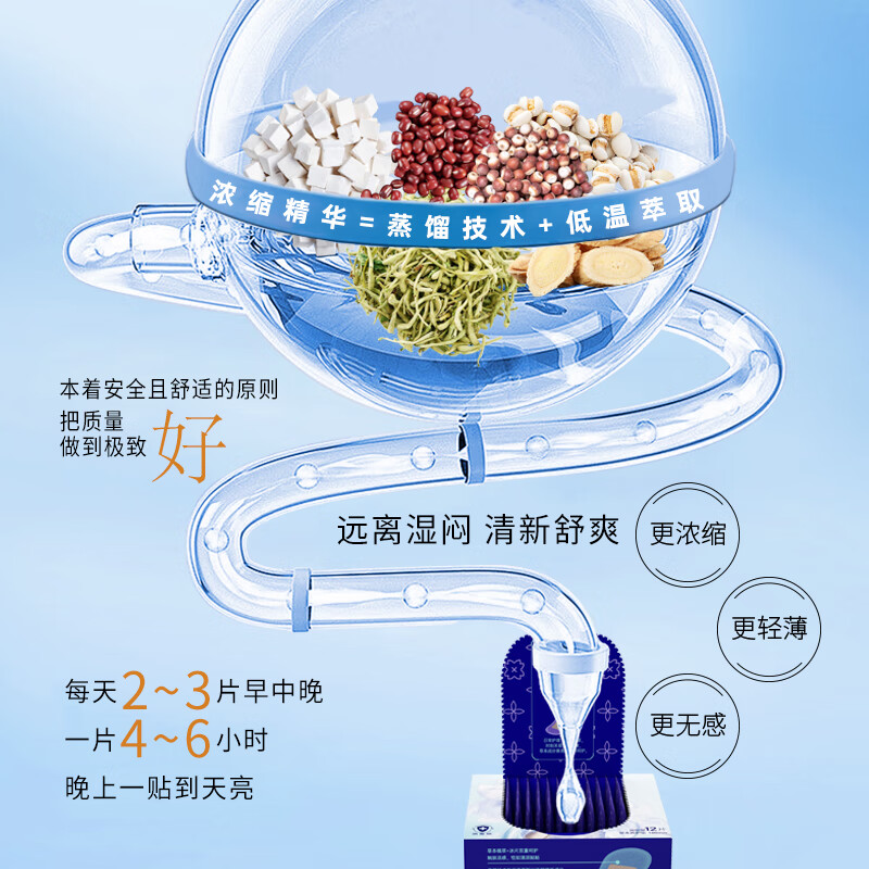 棉享红参茯苓组合卫生巾护垫超薄透气亲肤养护贴医护级认证草本雪莲贴 红参护垫5盒茯苓垫5盒 180mm 120片