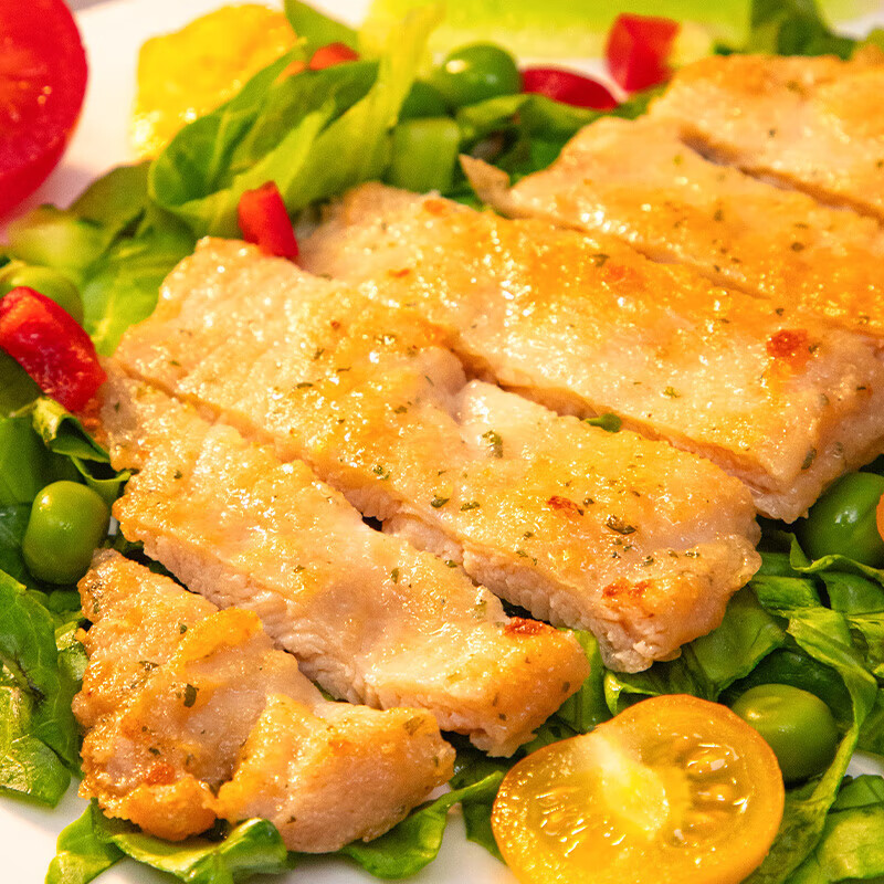 双汇优选香煎鸡排100g*4袋半成品冷冻鸡胸鸡排肉煎炒汉堡肉片 4袋