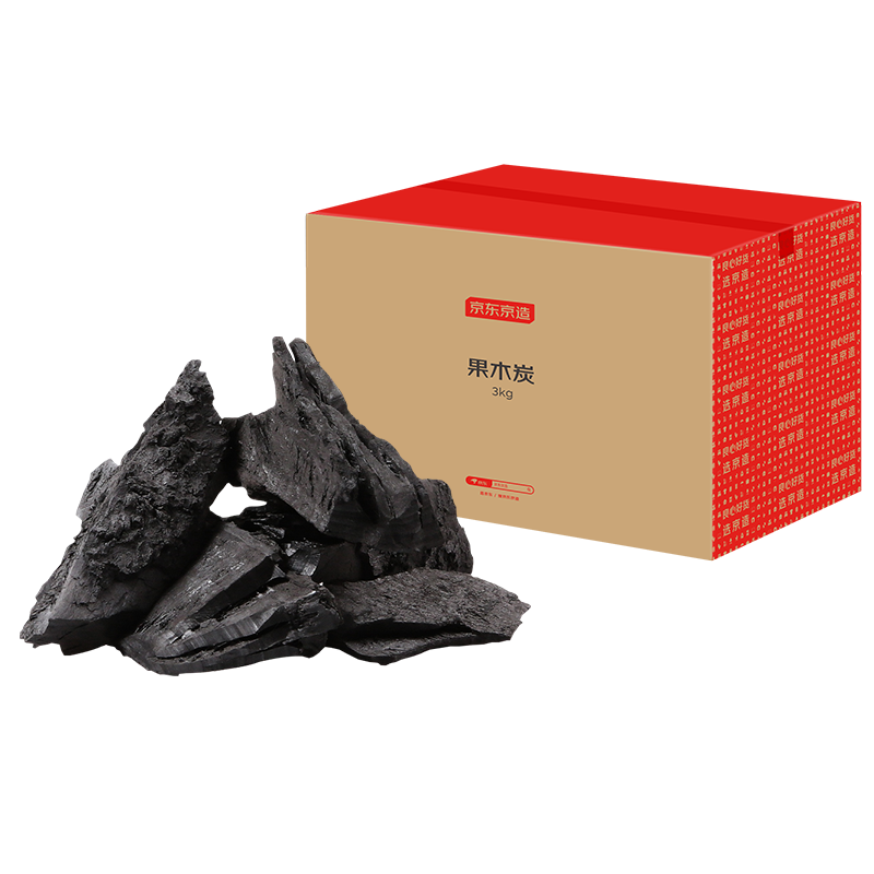 京东京造 果木炭 6斤71.82元拍2件(合35.91元/件)