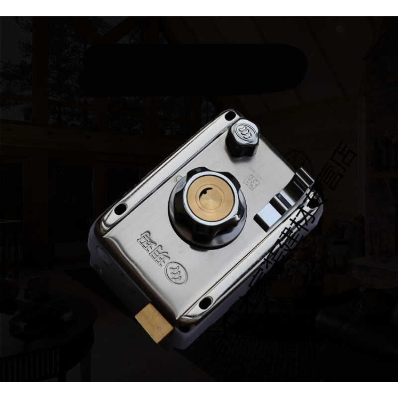 奔新农(benxinnong)382自动碰锁外装门锁插芯锁盗门铁门撬老式自动锁