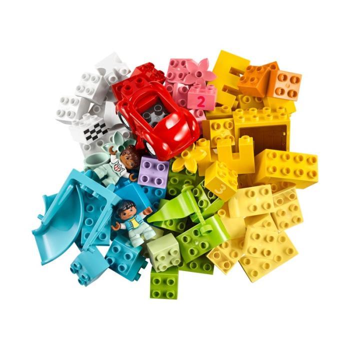 乐高(lego)积木拼装玩具得宝duplo 10914儿童1岁  方砖拼搭益智男女孩