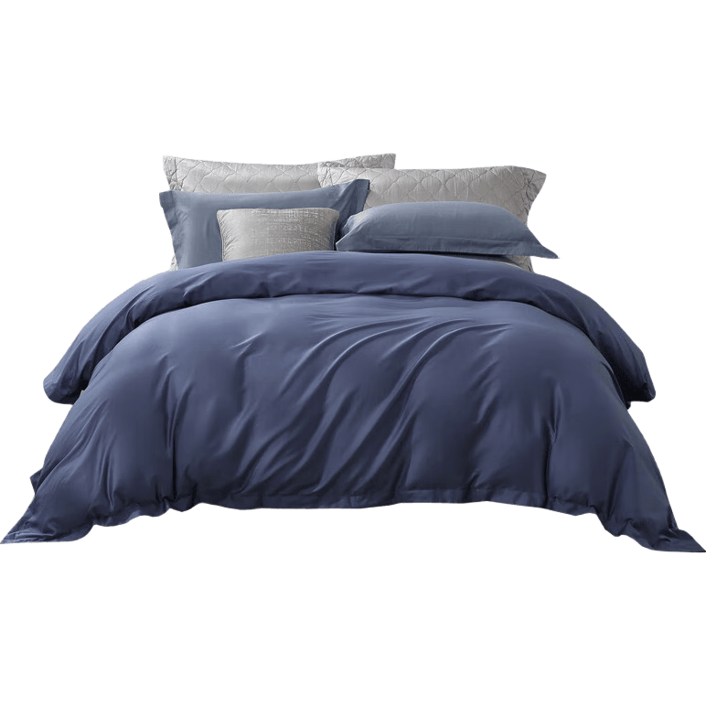 富安娜被套单件纯棉60支长绒棉贡缎被子套全棉双人加大被罩 1.8米床