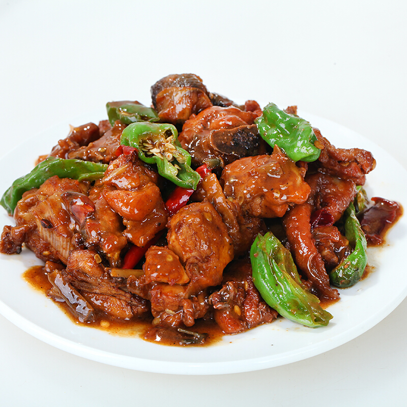 虎钢馋山东枣庄辣子鸡真空包装炒鸡特产临沂沂蒙济宁滕州台儿庄徐州
