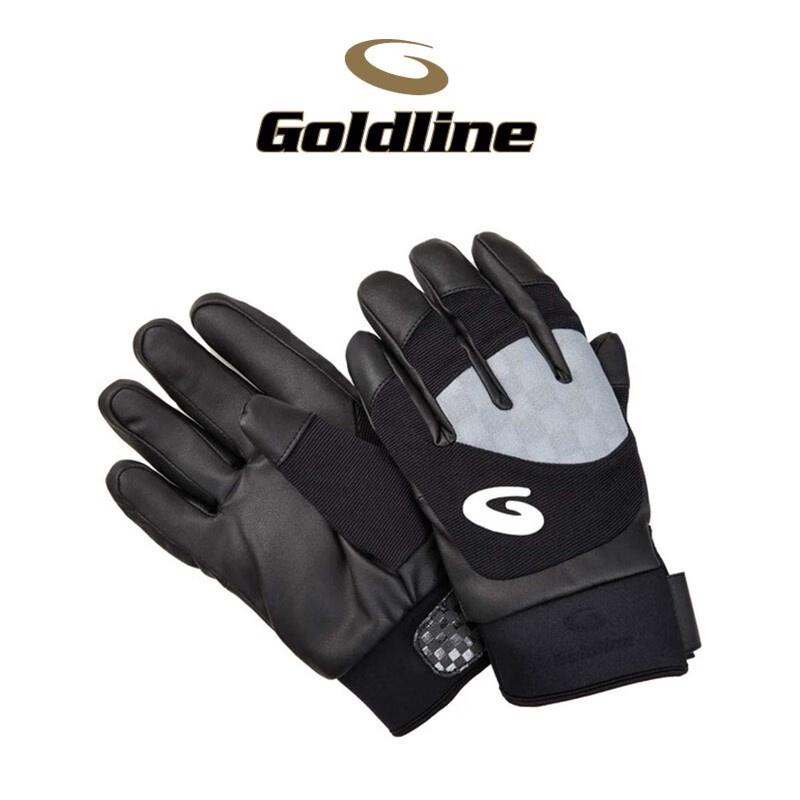 雷虎【goldline】金莱恩冰壶手套thermocurl黑灰男女冰壶手套原装进口