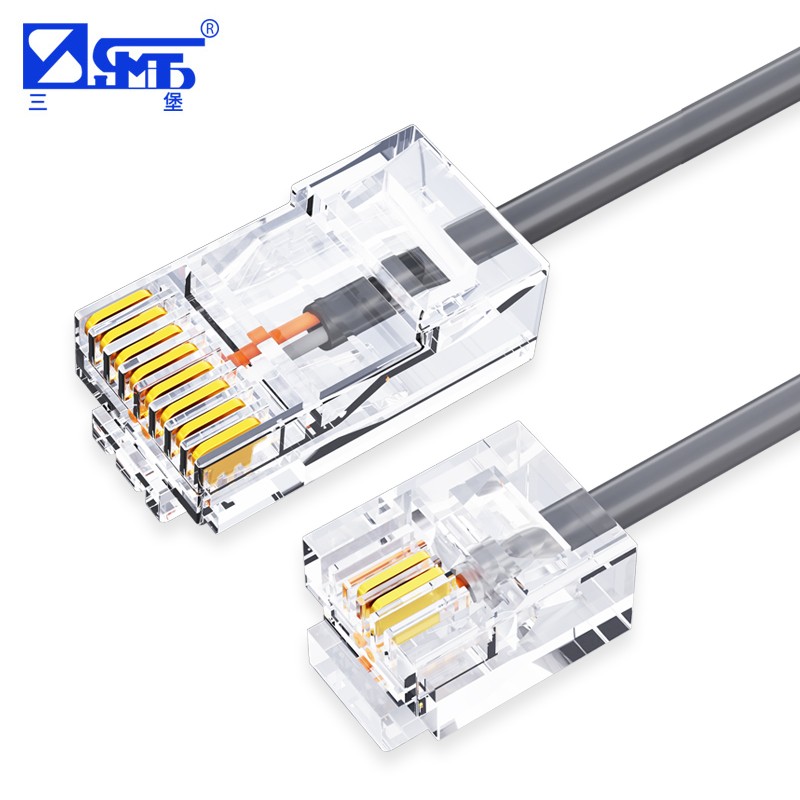 rj11电话头转rj45网头 3米