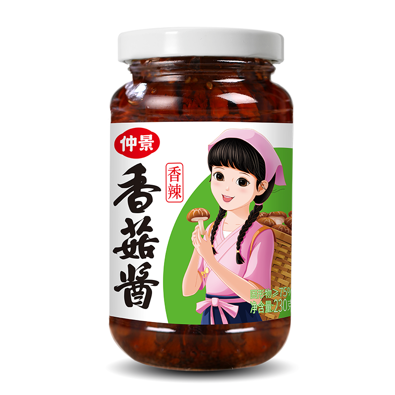 仲景 香菇酱 香辣味 230g