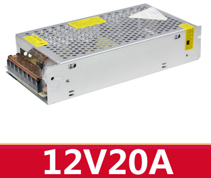 适用于 220v转12v直流20a监控开关电源d灯箱灯条集中供电变压器 红色