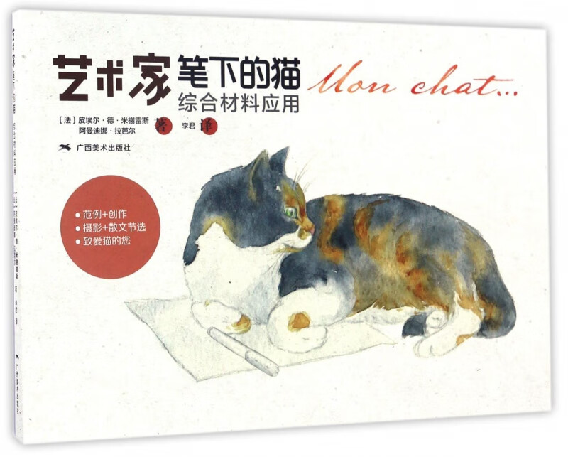艺术家笔下的猫(综合材料应用)