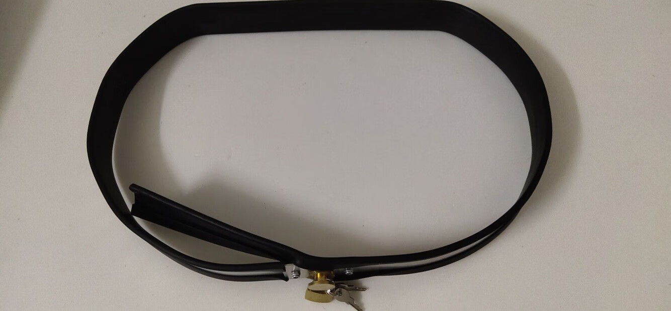 微侬sm情趣金属腰带金属带女用锁金属不锈钢腰带束腰配套束缚 挂锁可