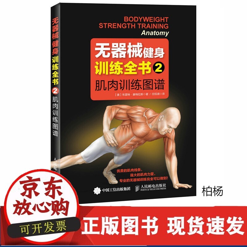 无器械健身训练全书2 肌肉训练图谱 健身计划 简单实用动作 体能拉伸训练