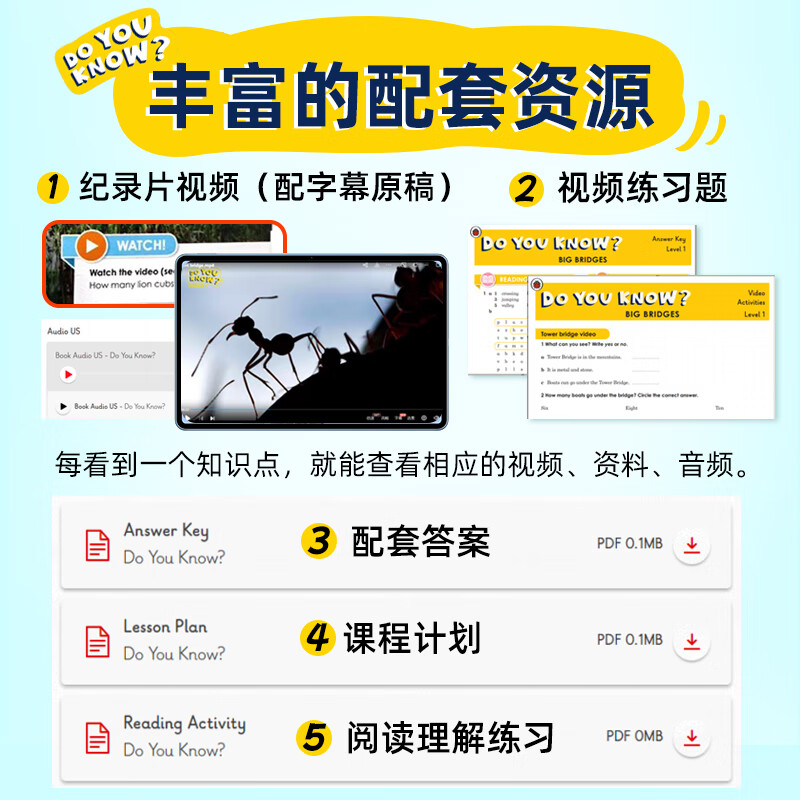 【点读版】BBC earth Do You Know 你知道吗？自然科普百科分级阅读 1 2 3 4级  对标剑桥少儿英语剑少KET 阅读刷分神器小学科学绘本读物英文原版百科分级读物 【点读版】  L