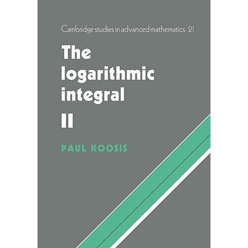 预订 The Logarithmic Integral: Volume 2