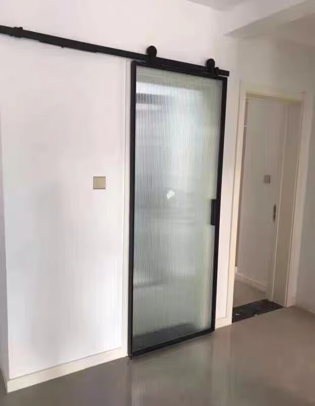 美克杰网红幽灵门新款卫生间单滑门推拉门厨房铝镁合金极窄厕所单扇