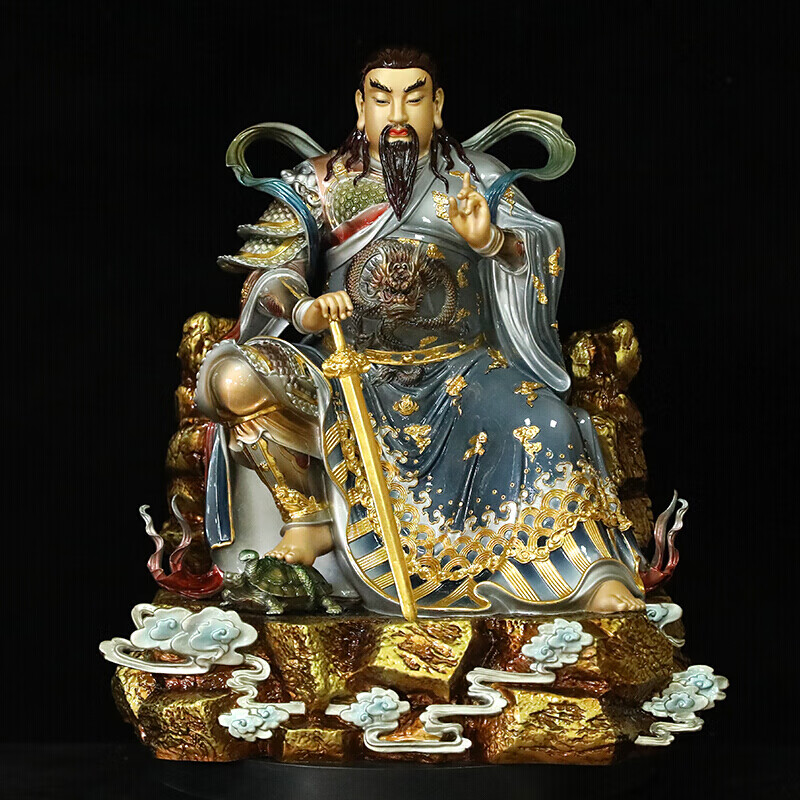 可狄 真武大帝 纯铜真武大帝神像家用供奉北帝武当山玄武大帝玄天上帝