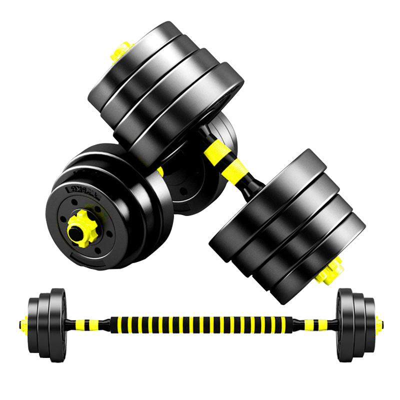 百亿补贴:欧耐德(OUNAIDE) 哑铃男环保家用可调节壶铃运动健身锻炼器材杠铃亚铃可拆卸套装 【经典款】30斤一副/杠哑铃两用46元