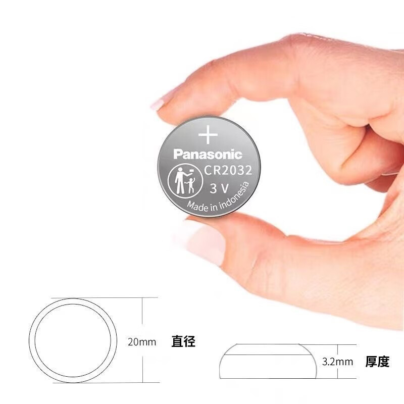 松下比亚迪方程豹5钥匙电池豹5专用豹五豹8豹3汽车遥控器锁匙电磁子 方程豹专用2粒