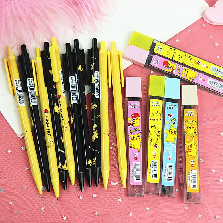 宠物小精灵皮卡丘铅笔0.7小学生儿童创意活动铅笔0.5笔芯可爱 0