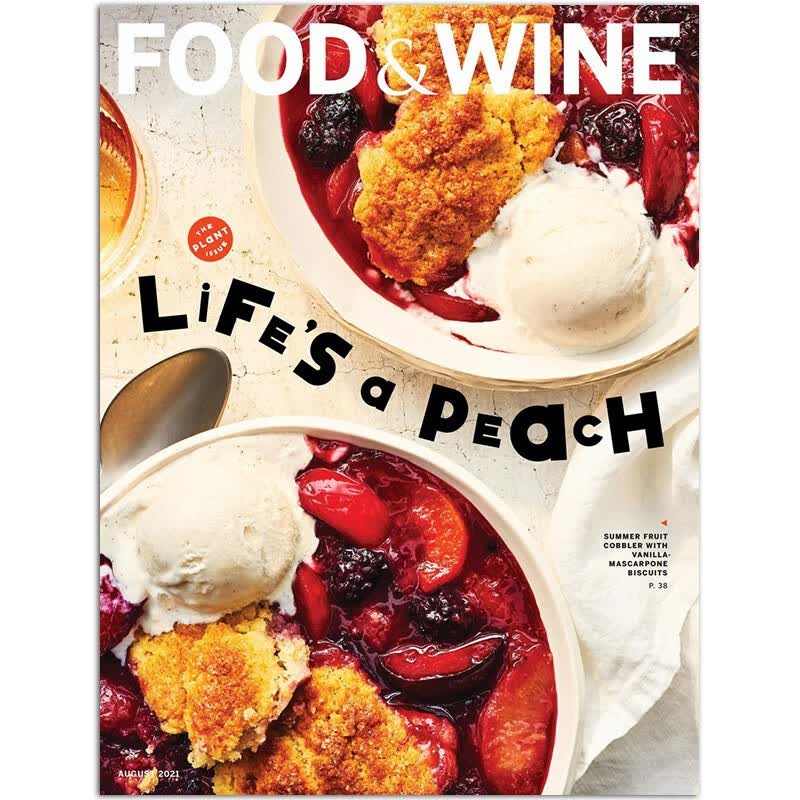 【单期可选】Food&Wine 佳肴与美酒 2023/21/22年月刊 美国美食与烹饪技艺杂志 2021年8月刊
