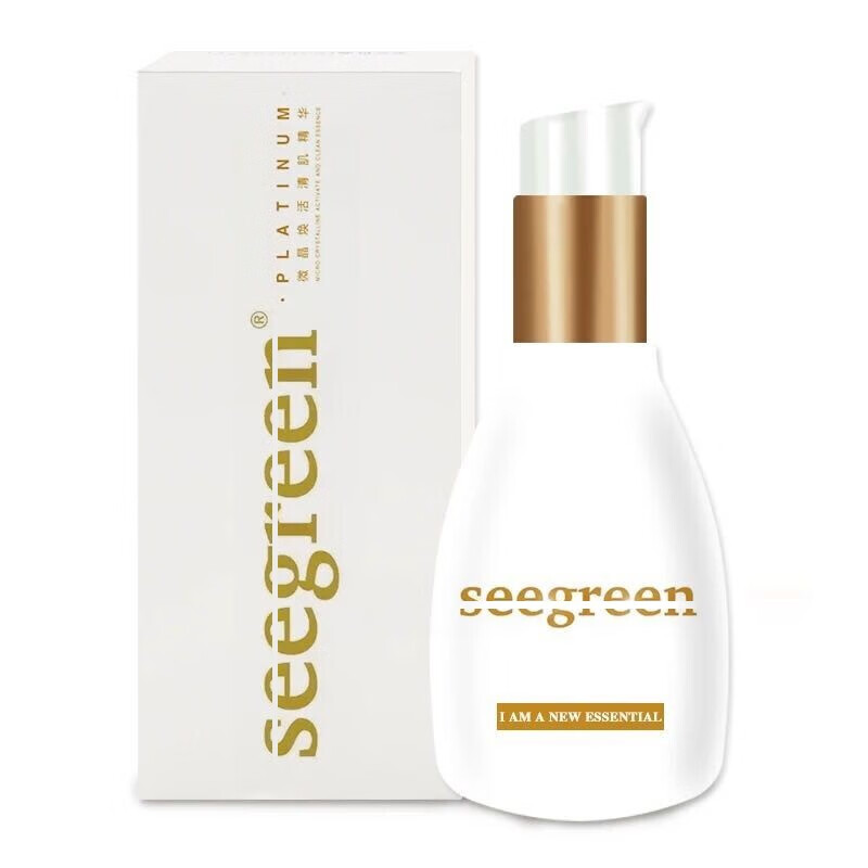 seegreen时闰微晶焕活清肌精华洗面奶洁面乳深层清洁毛孔污垢一周3次