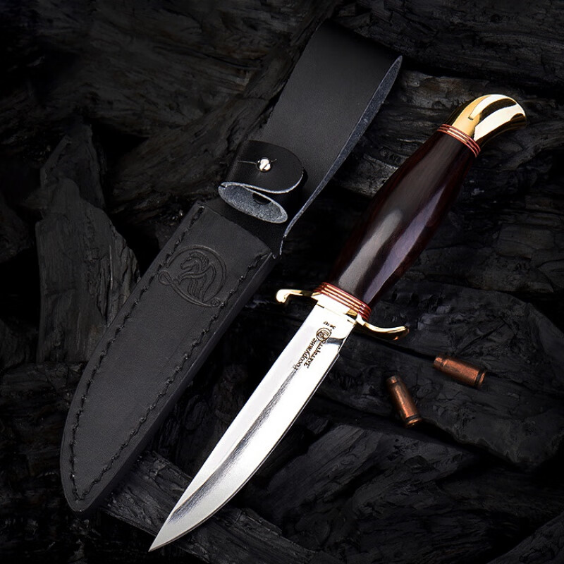 2024新款俄罗斯契卡户外刀具防身刀高硬度小直刀锋利特战刀野外求生刀