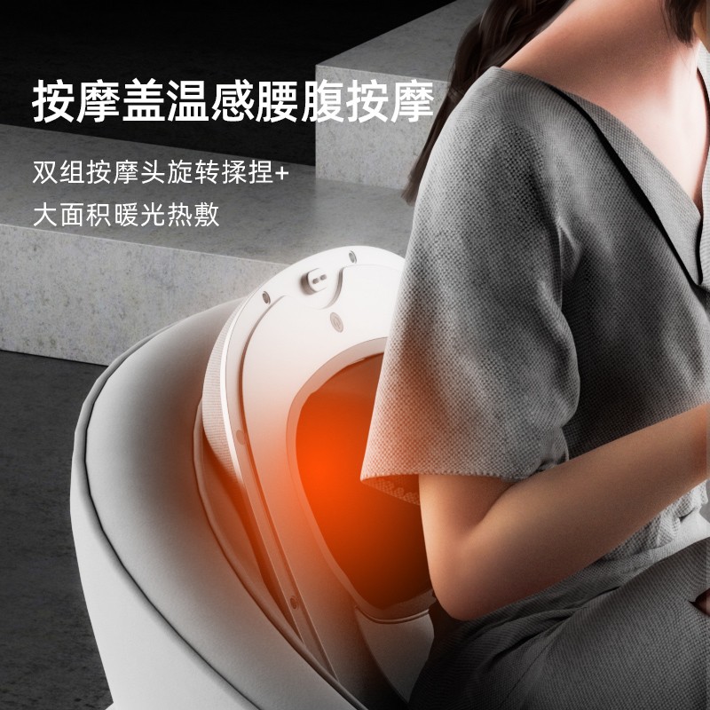 凯诗捷（KASJ） 足疗机足底脚底按摩器全包裹加热足部脚部按摩送爸妈生日礼物Z2 爵士灰