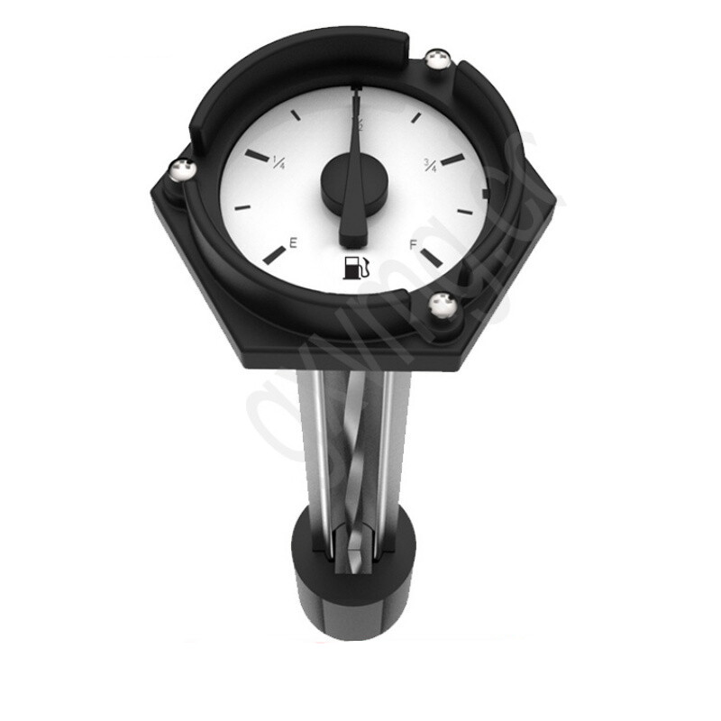 汽油柴油发电机油箱用机械式油表油位表油浮子液位计可选带报警 150mm