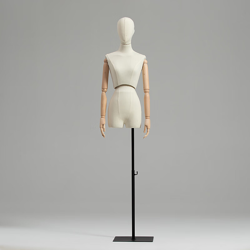 扭腰半身模特道具女全身服装店橱窗展示假人台女装模特人偶展示架