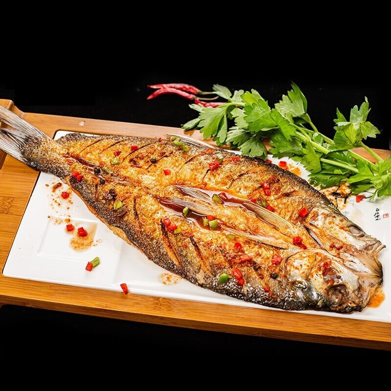 楚品鲜楚品鲜 阳干刁子鱼整条  翘嘴白干鱼 风干调味入味咸鱼非即食