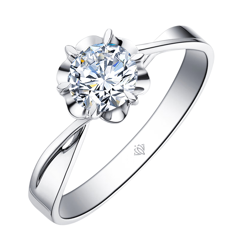 我爱钻石网 女钻戒 30分、18K金、IJ色、SI1746元