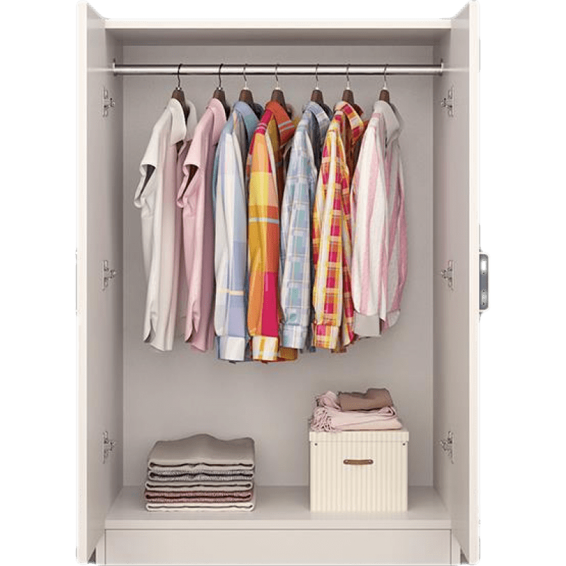 杜裕惟（DUYUWEI）拼装衣柜简易现代组装小衣柜简约经济型实木板式卧室出租房收纳大衣橱 二门简约120高80宽40深 颜色备注 3门  组装